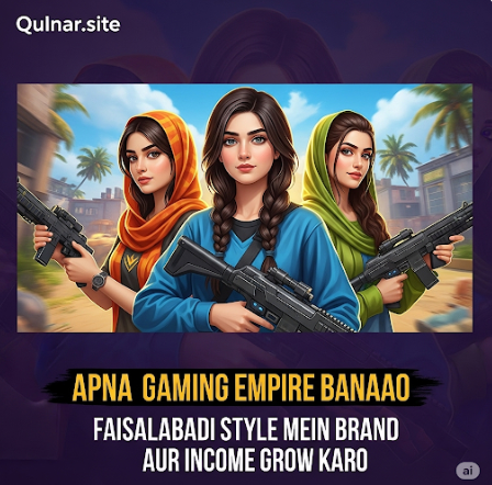 Apna Gaming Empire Banaao Faisalabadi Style Mein Brand Aur Income Grow Karo